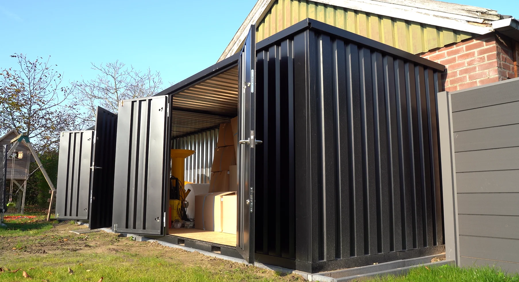 Großer Lagercontainer Standardmodell 8 x 2 Meter