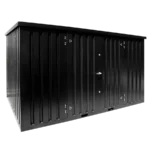 Lagercontainer 4 x 2 Meter – mit Doppeltür an der Längsseite