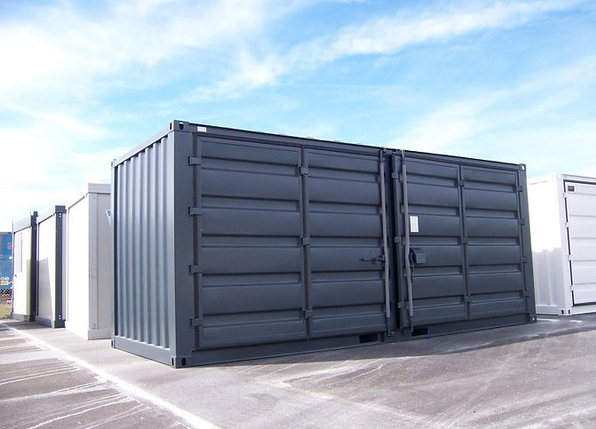 15'-Lagercontainer mit offener Seite