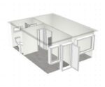 DUO-BÜRO- UND WOHNCONTAINER MIT DUSCHE UND WC, OPTIONAL MIT KOCHECKE (30 m²) – Bild 26