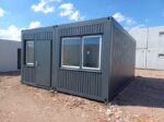 DUO-BÜRO- UND WOHNCONTAINER MIT DUSCHE UND WC, OPTIONAL MIT KOCHECKE (30 m²) – Bild 3
