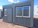 DUO-BÜRO- UND WOHNCONTAINER MIT DUSCHE UND WC, OPTIONAL MIT KOCHECKE (30 m²) – Bild 7