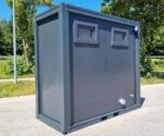 Sanitärcontainer SCD RAL 7016 Anthrazitgrau | H 2335 x B 2400 x T 1200 mm | 2 Türen | 2x WC – Bild 8