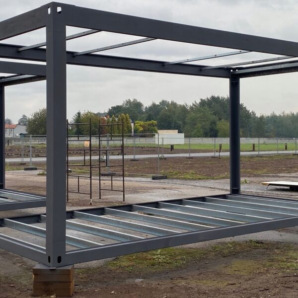 Containerrahmen, verschraubt, Faltcontainer, Flat-Pack, 6055 × 2440 mm