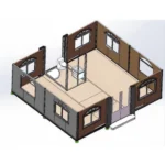 Mobiler Wohncontainer / Tiny House Deluxe 20 Fuß – Bild 14