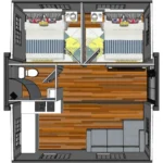 Mobiler Wohncontainer / Tiny House Deluxe 20 Fuß – Bild 16