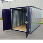 Stahlblauer Wechselcontainer 3 x 2 Meter – mit Doppeltür – Bild 3